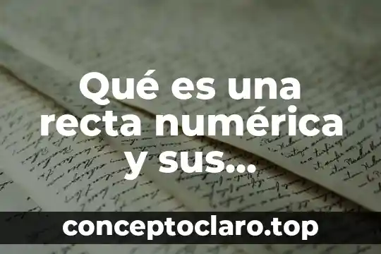 Matematicas que es secuencia numerica y figurativa 4 Qué es una recta numérica y sus características