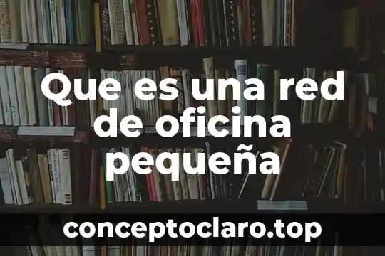Que es una red de oficina pequeña