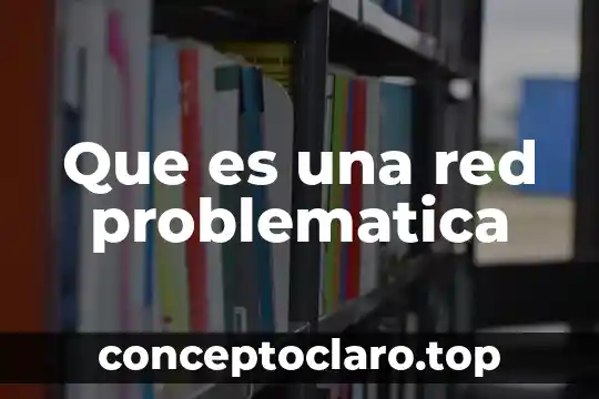 Que es una red problematica