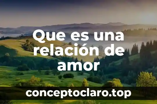 Que es la relacion procesal 6 Que es una relación de amor