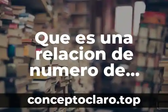 Qué es el número de seguro social 6 Que es una relacion de numero de telefonos