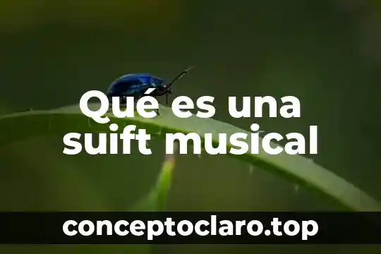 Qué es una suift musical