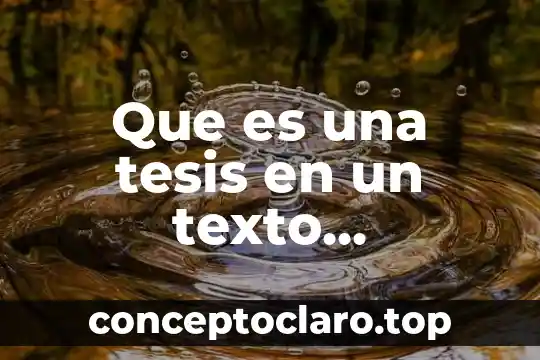 Qué es la tabulación y para qué sirve 7 Que es una tesis en un texto publicitario