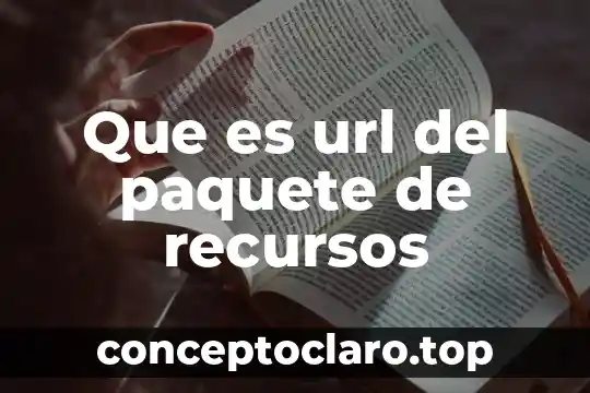 Qué es un estándar de recursos educativos digitales 5 Que es url del paquete de recursos