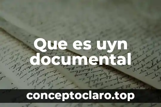 Qué es un guion de revisión documental 6 Que es uyn documental