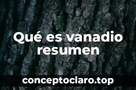 Que es el neoconductismo resumen 3 Qué es vanadio resumen
