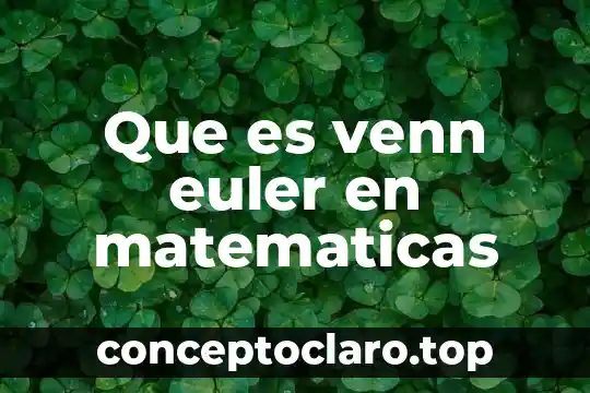 Que es venn euler en matematicas