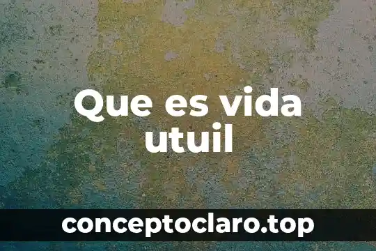 Que es la vida muerte y trascendencia 4 Que es vida utuil
