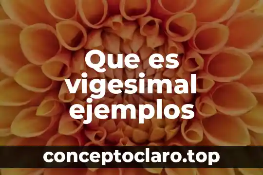 Que es declarativas ejemplos 3 Que es vigesimal ejemplos