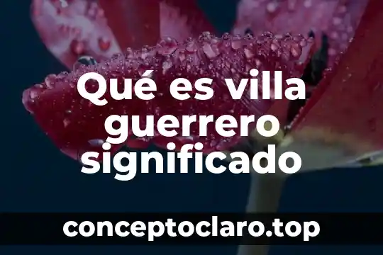 Qué es ateneo significado 7 Qué es villa guerrero significado