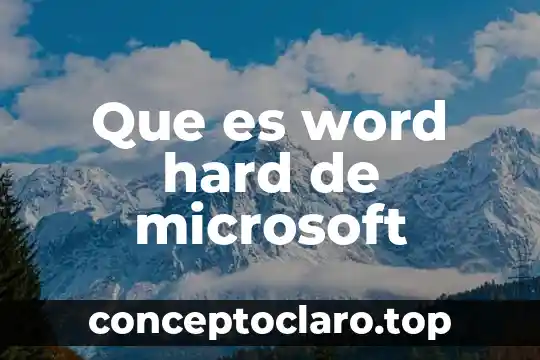 Que es microsoft powerpoint yahoo 7 Que es word hard de microsoft