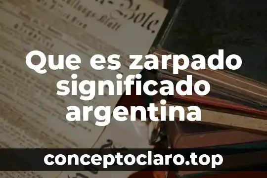Qué es animoso significado 4 Que es zarpado significado argentina