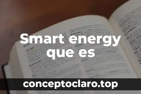 Smart energy que es