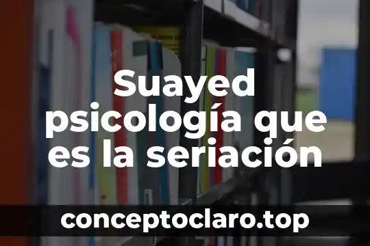 Manejo básico de computadora que es 6 Suayed psicología que es la seriación