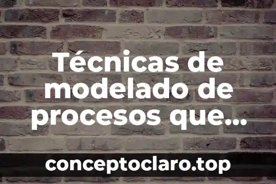 Qué es radian definición 3 Técnicas de modelado de procesos que es