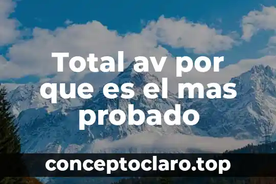 Que es el quinto sol 5 Total av por que es el mas probado