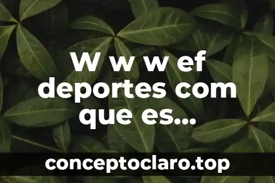 W w w ef deportes com que es fueerzaa