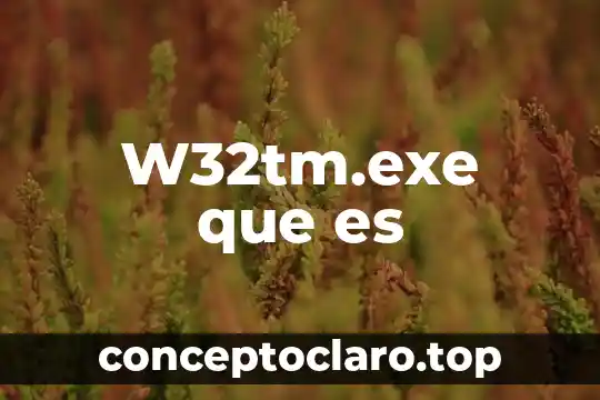 W32tm.exe que es