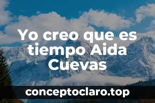 Que es un objeto en programacion y como lo creo 7 Yo creo que es tiempo Aida Cuevas